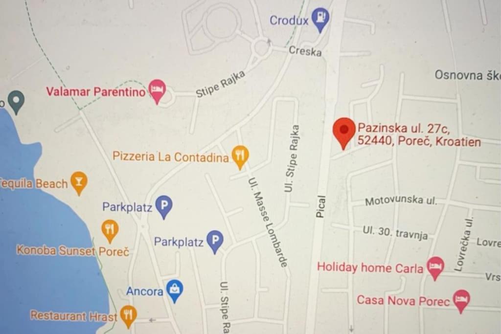 Porec, Tolle 3 Zi-Whg, Sehr Zentral, Top Zustand! Mit Internet Und W-Lan! מראה חיצוני תמונה